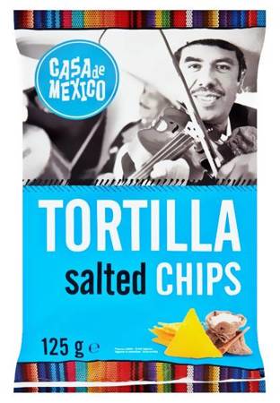 Chipsy tortilla solone 125g Casa de Mexico