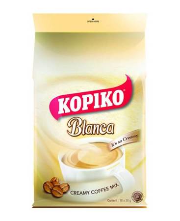 Kawa rozpuszczalna 3w1 Blanca - 10 saszetek - 300g Kopiko