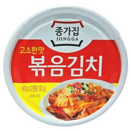 Koreańska marynowa kapusta Kimchi - prażona 160g Jongga