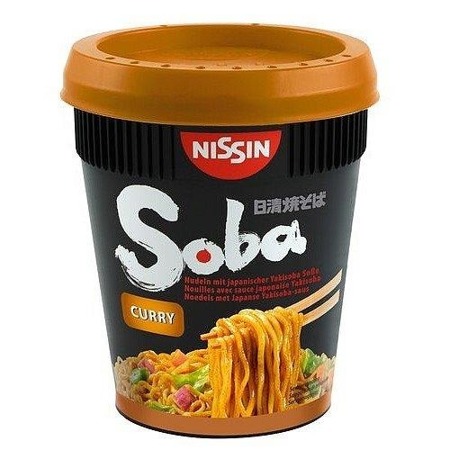 Makaron instant soba - japońskie curry 90G NISSIN CUP