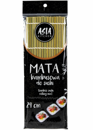 Mata bambusowa do sushi (makisu) 24cm - gruba - Asia Kitchen