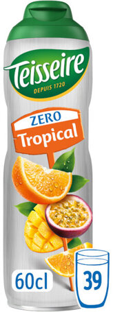 Syrop owoce tropikalne Zero cukru 600ml Teisseire