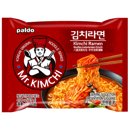 Zupa instant Mr Kimchi Ramen, ostra 115g Paldo